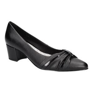 Easy Street Women's Millie Block Heel Pumps Black Size 6 1/2 WW